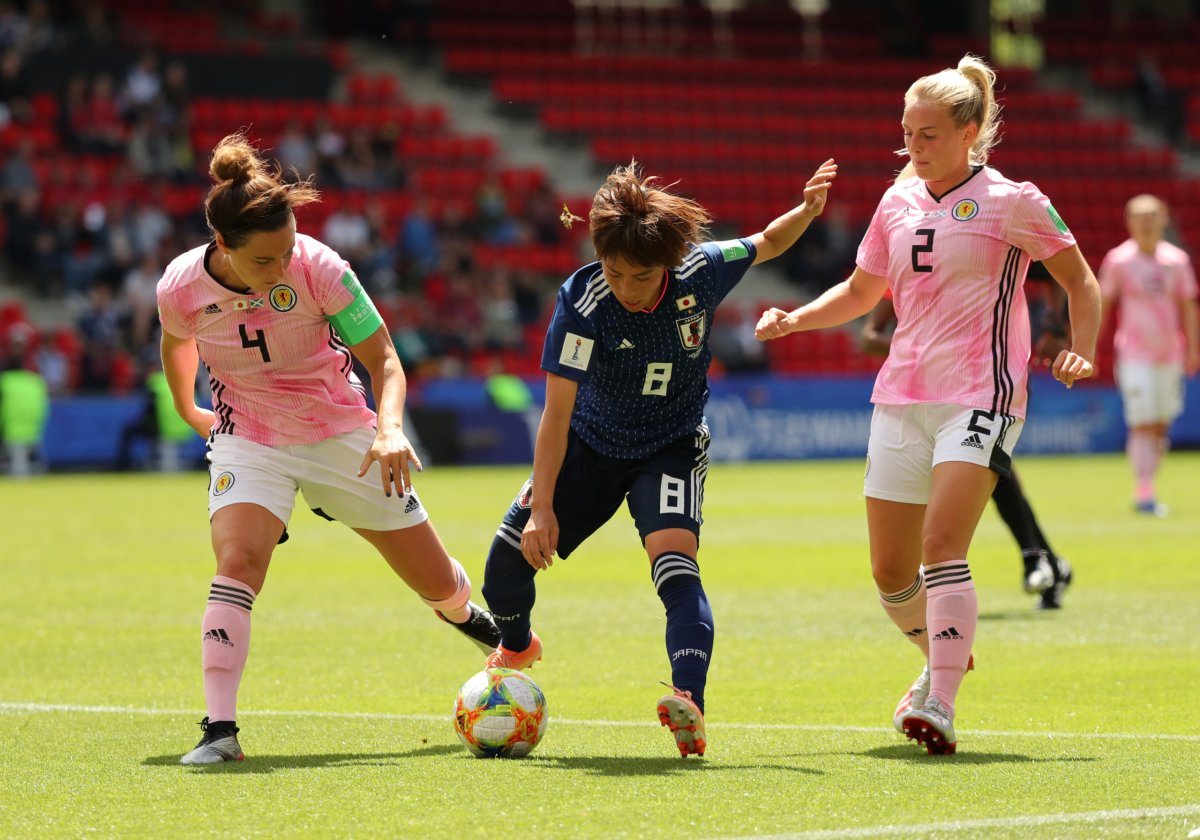 Japan back on track with 2-1 win over Scotland