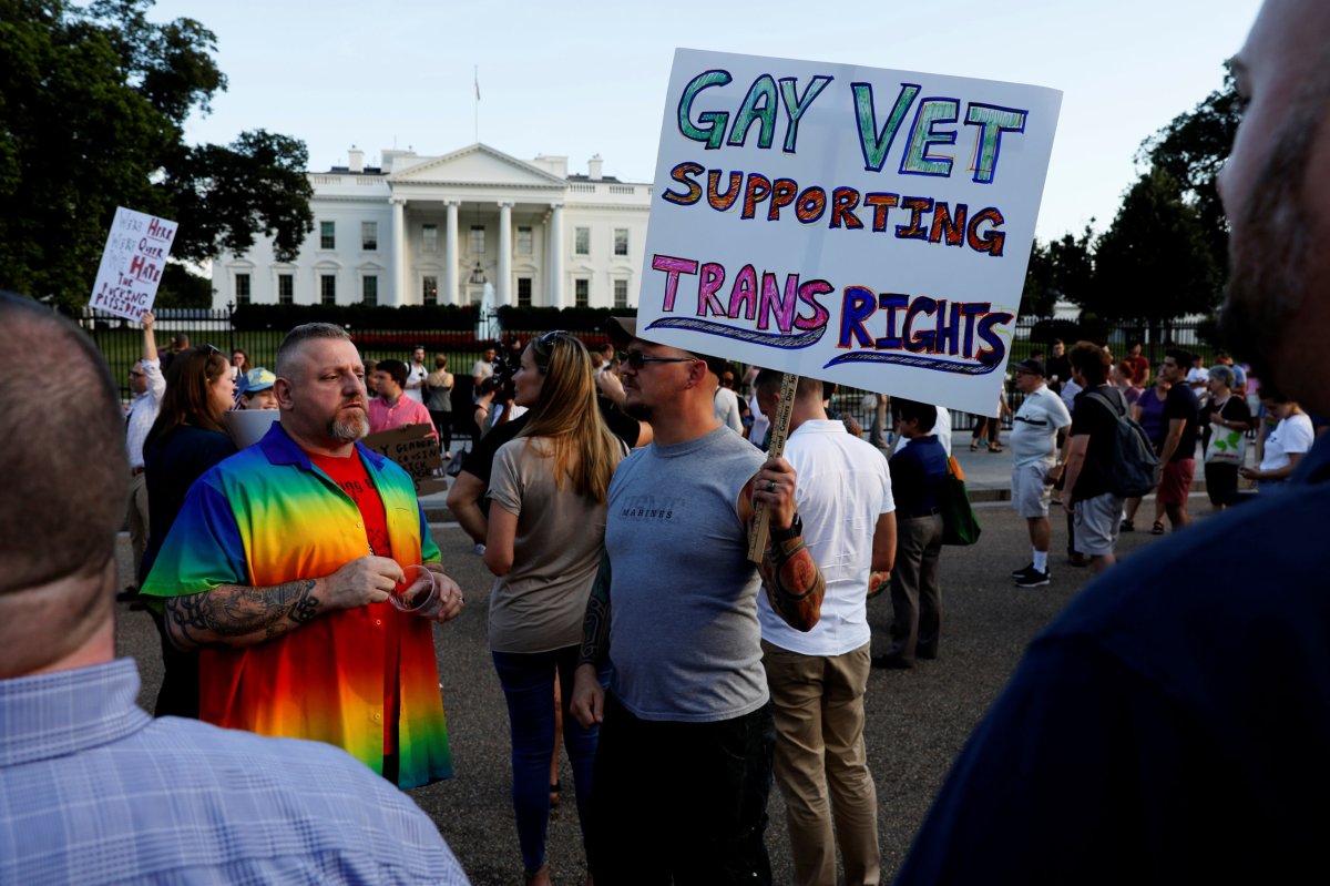 U.S. court lets Trump transgender military ban stand, orders new review