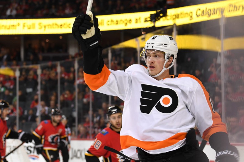 Flyers re-sign D Sanheim to two-year deal