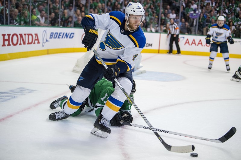 Blues re-sign Gunnarsson to two-year, $3.5 million deal