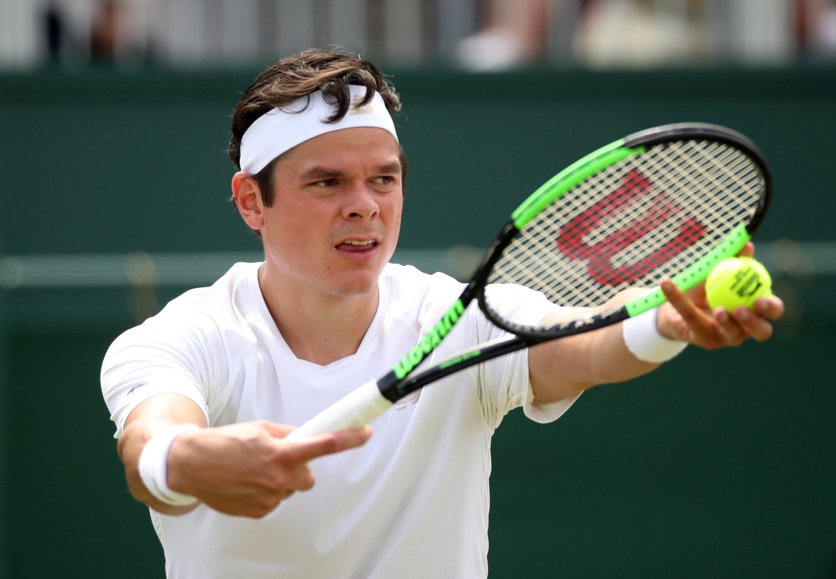 Raonic outserves Opelka in battle of the big men