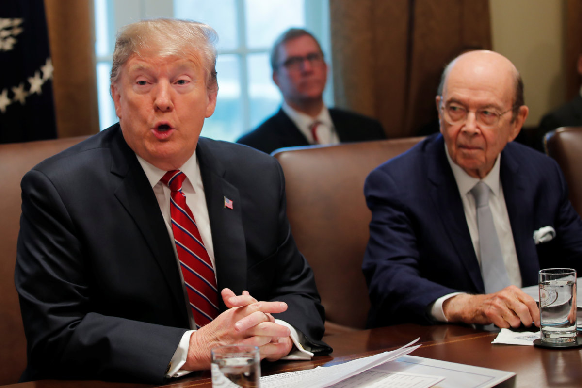 Trump administration denies possible ouster of Commerce Secretary Ross