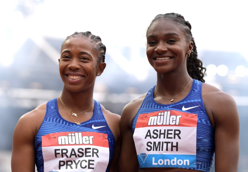 Athletics: Unstoppable Fraser-Pryce blazes to 100m glory in London