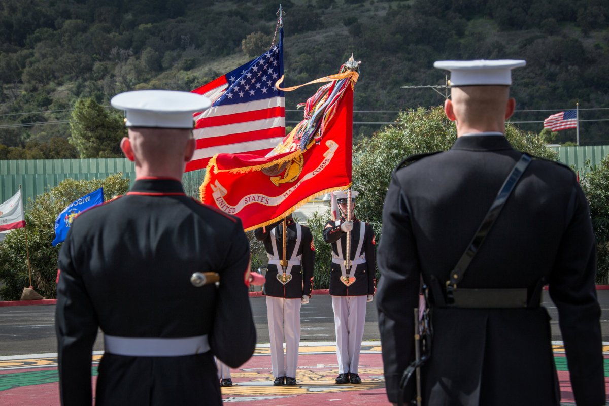 Sixteen U.S. Marines arrested on suspicion of human trafficking