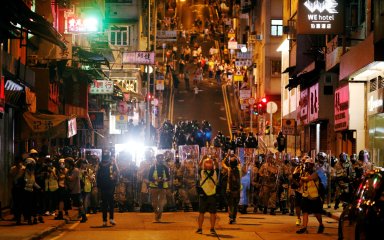 After weekend of violent clashes, Beijing to address Hong Kong unrest