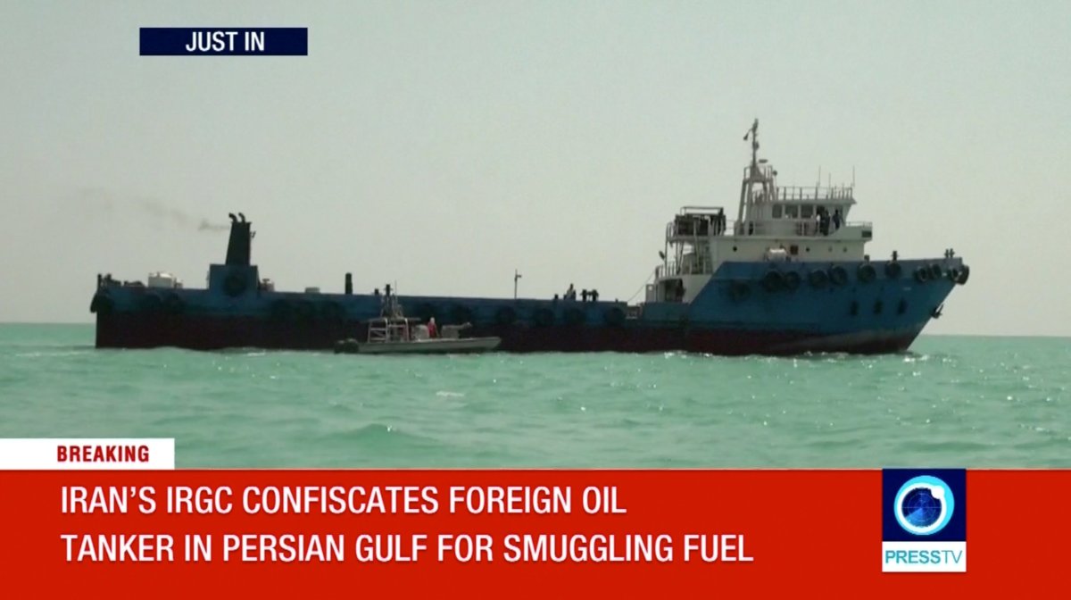 Iran seizes Iraqi oil tanker smuggling fuel in Gulf: TV