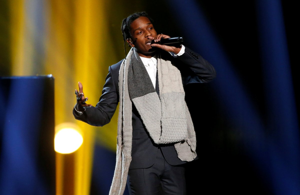 Rapper A$AP Rocky spared jail after being found guilty of Stockholm brawl