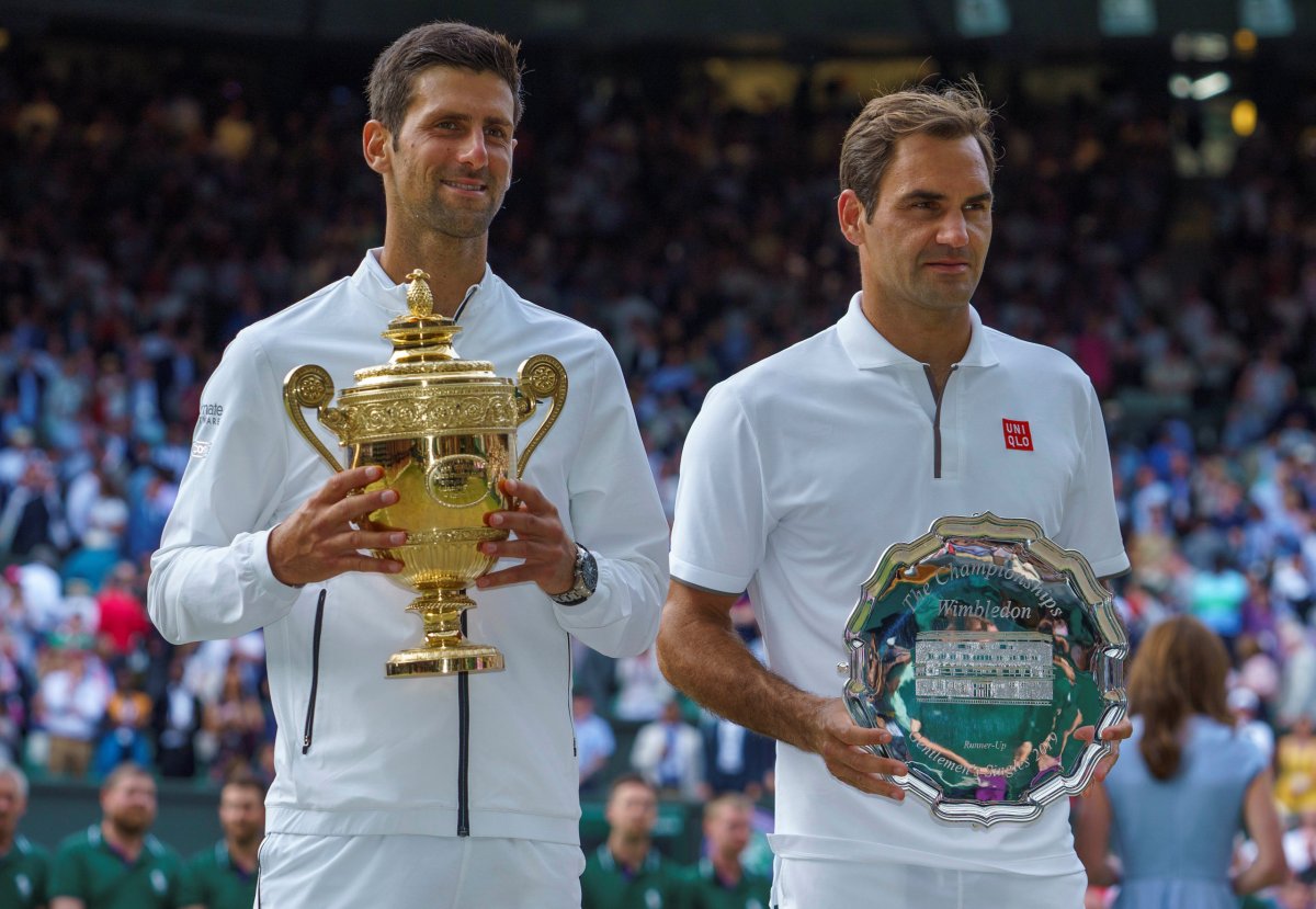 Djokovic, Federer in same half of U.S. Open draw