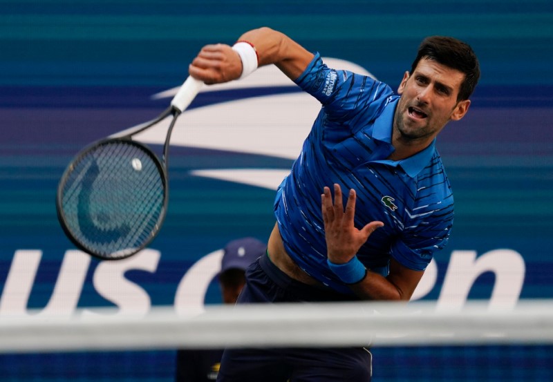 Djokovic finds comfort zone early at U.S. Open