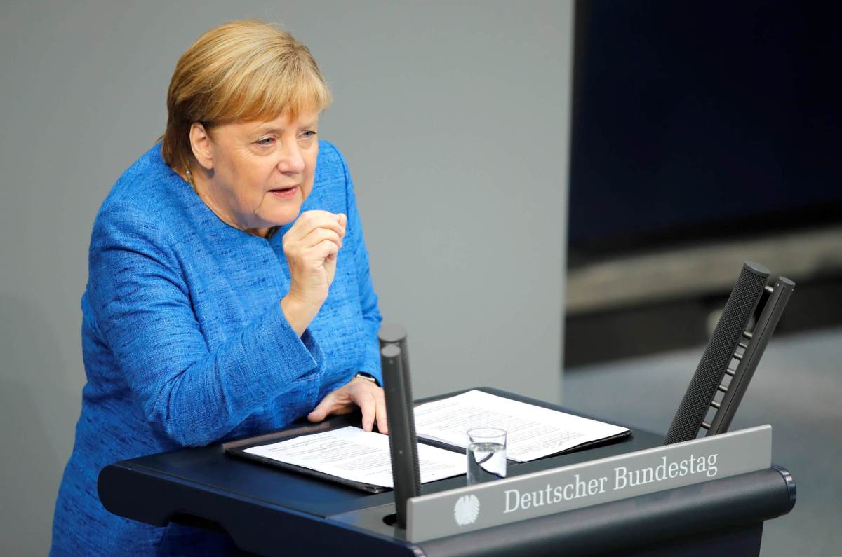 Merkel: Economic situation means German tax revenues could fall
