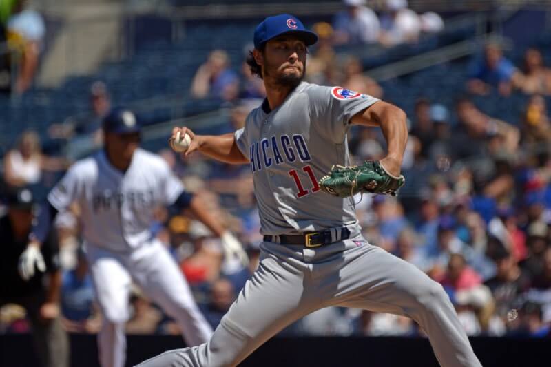Darvish, 2 Cubs relievers fan 19 Padres in 4-1 win