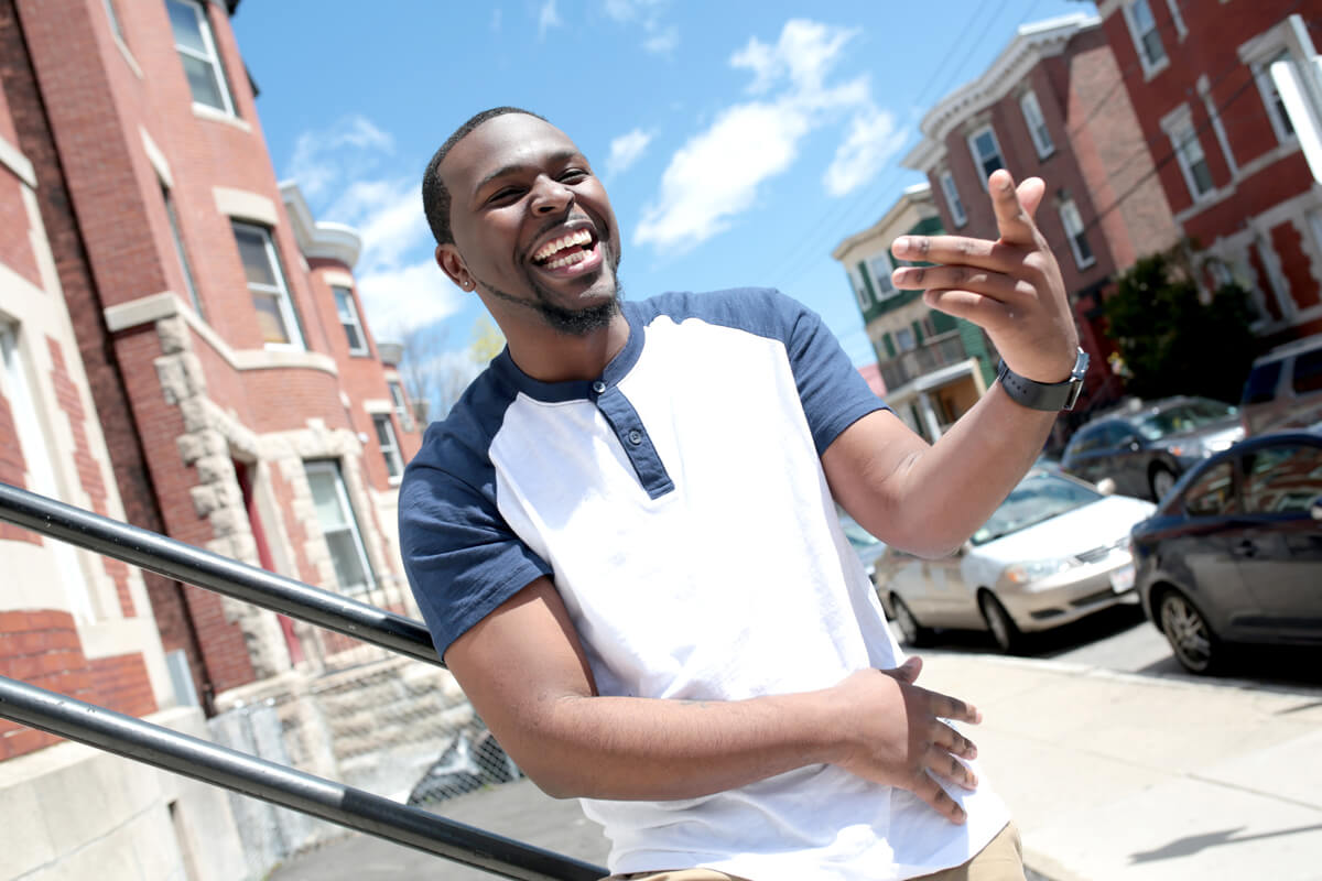 We talked happiness, childhood and Dorchester with local rapper Latrell James