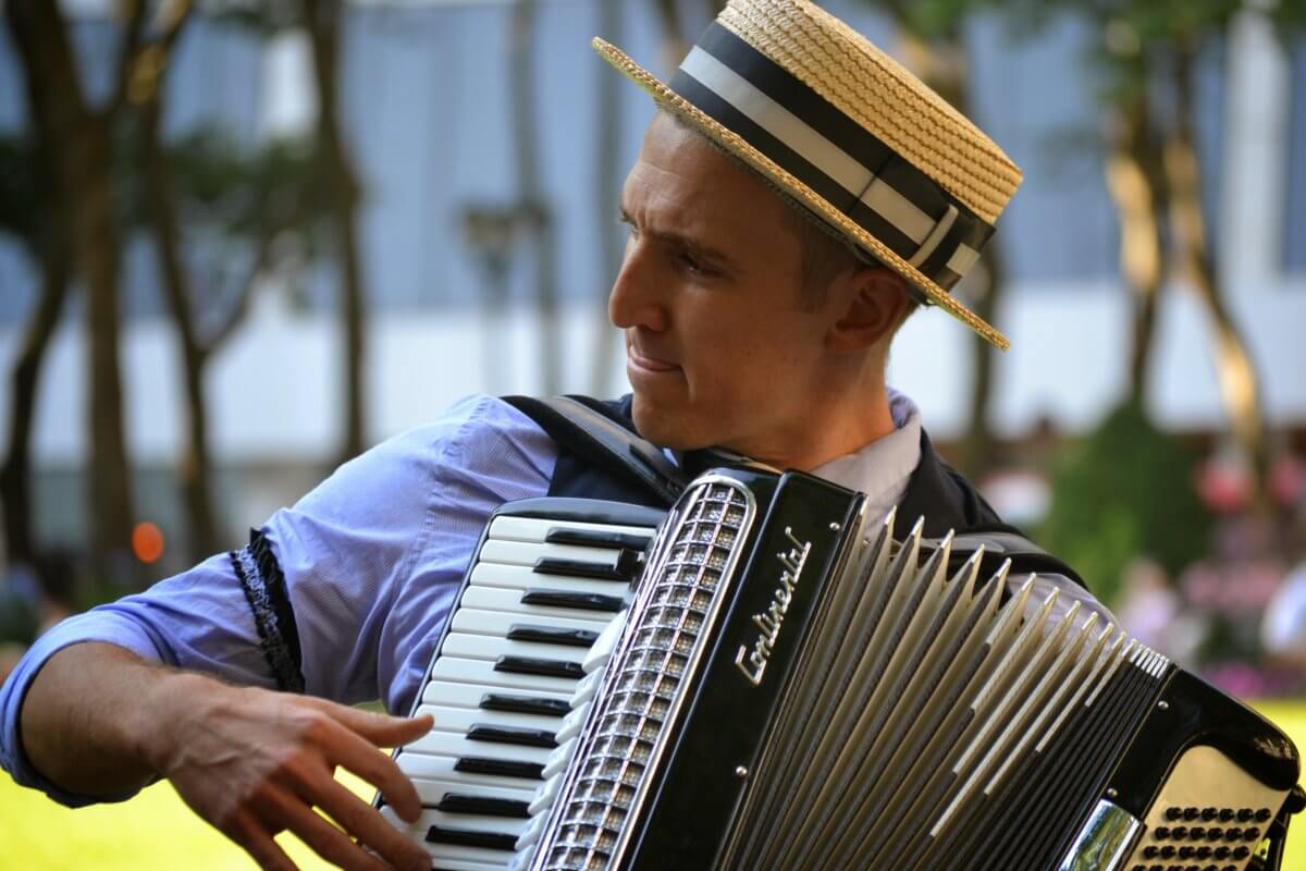 Accordions of the world converge on Bryant Park