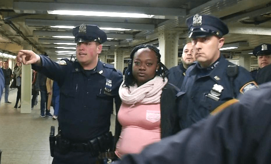 Woman denies fatal subway push