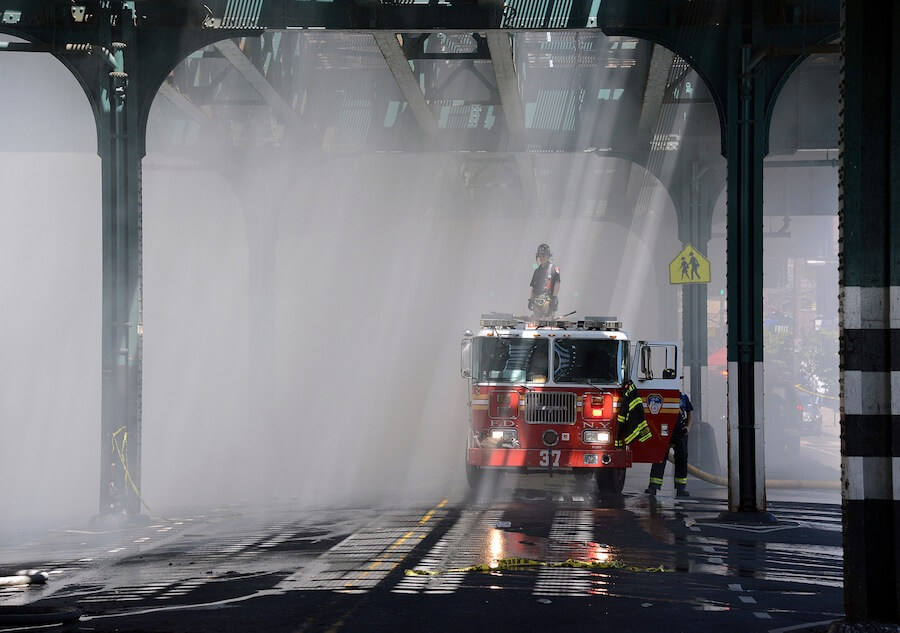 Three-alarm Brooklyn blaze continues to disrupt D train