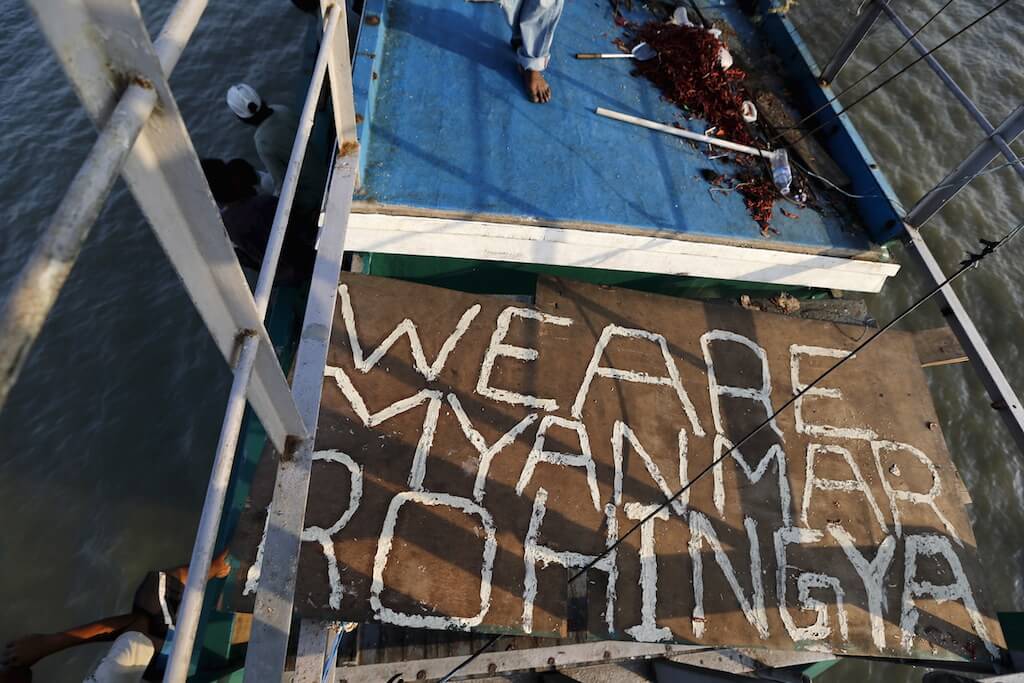 Myanmar navy rescues boat with 200 migrants aboard