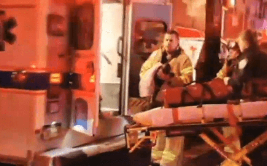 VIDEO: Newborn rescued from Queens house fire
