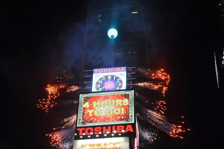 What will the weather be on New Year’s Eve in New York?