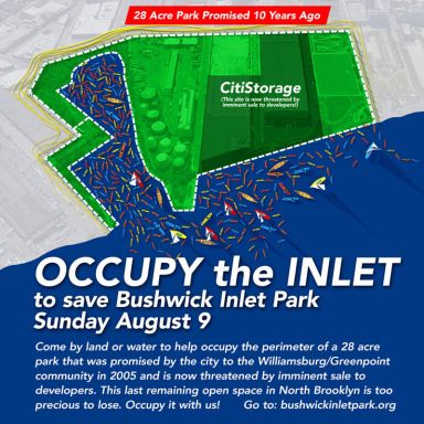 Boaters to “Occupy the Inlet” to save a Brooklyn park