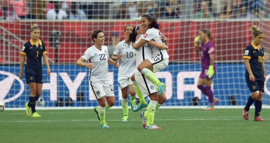 United States women’s soccer team downs Australia, 3-1, in World Cup