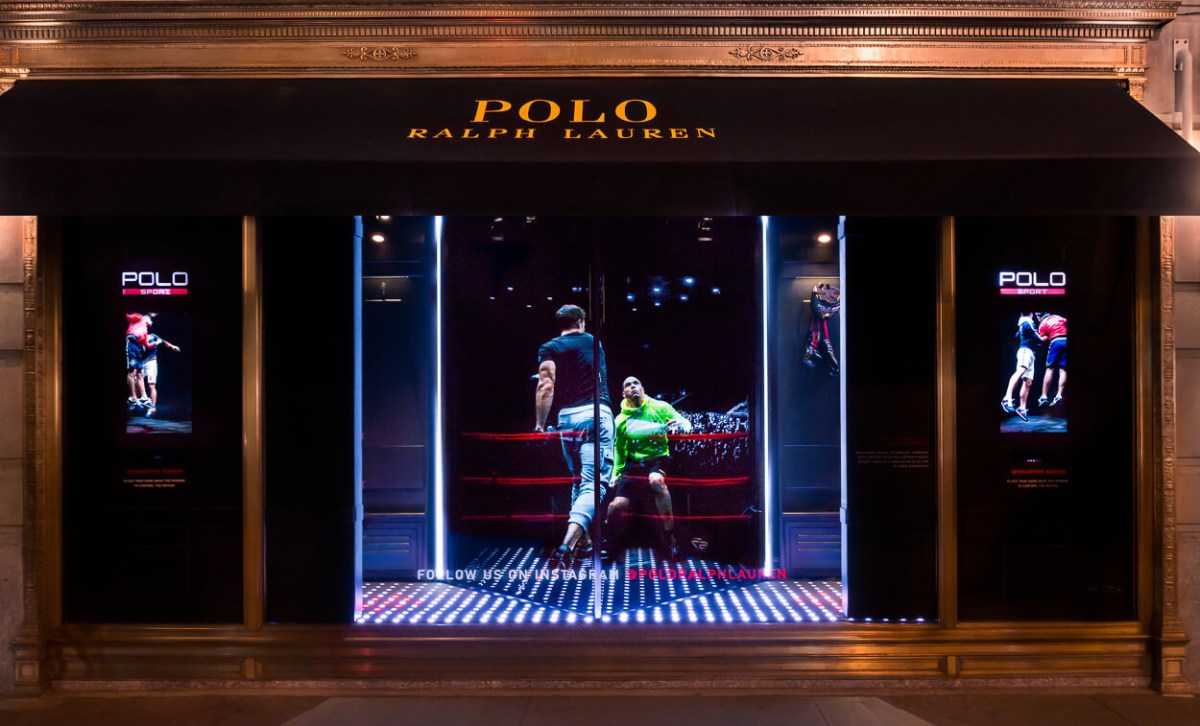 VIDEO: Polo Ralph Lauren’s windows come to life in crazy holographic
