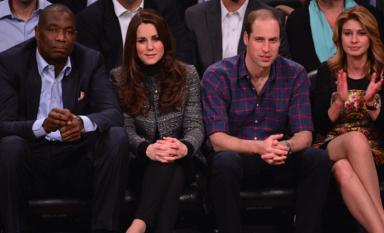 Did Prince William and Duchess Kate distract the Brooklyn Nets Monday?