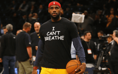 LeBron James, other NBA stars join Brooklyn protest