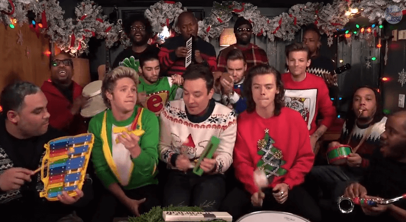 Video: Jimmy Fallon and One Direction sing ‘Santa Claus Is Coming to Town’