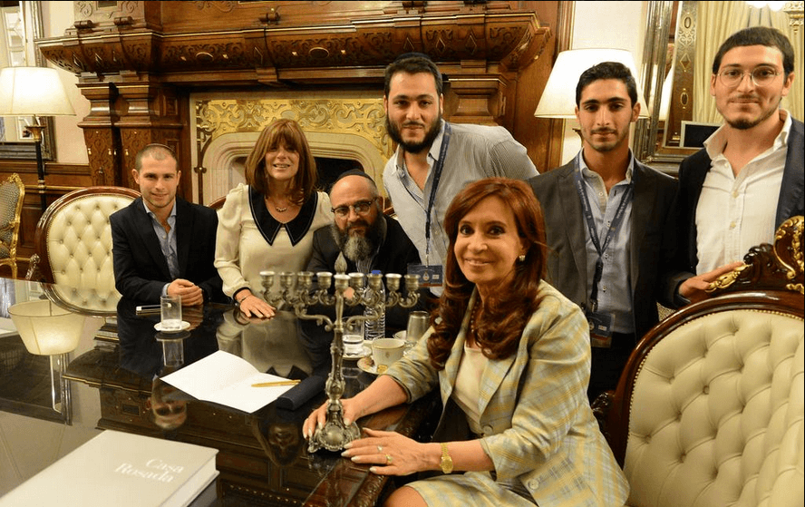 Did the president of Argentina adopted a godson to stop a werewolf curse?