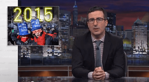 Video: John Oliver tells you how to get out of New Year’s plans