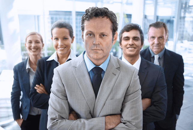 Vince Vaughn and ‘Unfinished Business’ co-stars pose for stock photos
