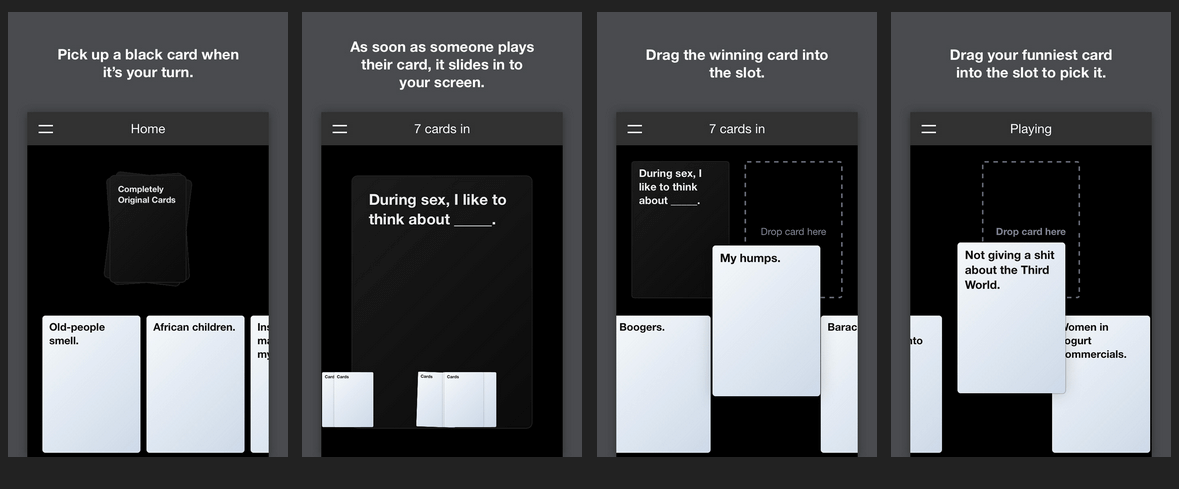 Card Against Humanity is now a free Web app, still hilariously offensive