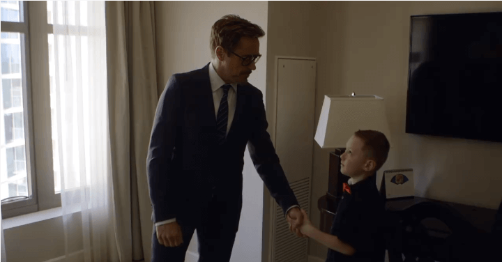 VIDEO: Robert Downey Jr. (AKA Iron Man) gives disabled child bionic arm
