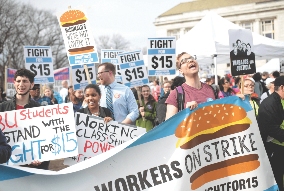 Food fight: Boston activists rally for $15 minimum wage