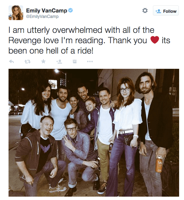 ‘Revenge’ is ending and the entire cast is crying on Twitter