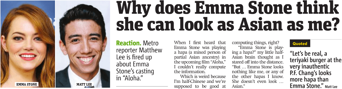 Metro readers respond to ‘Why the hell is Emma Stone playing an