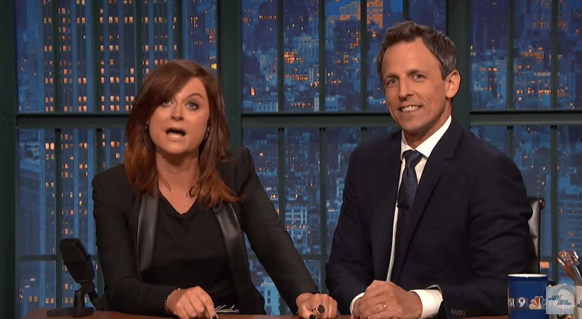 Video: Amy Poehler and Seth Meyers bring back ‘Really?!’ one more time