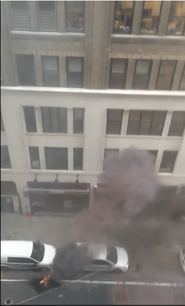 Manhole fire in Midtown causes buildings to lose electricity