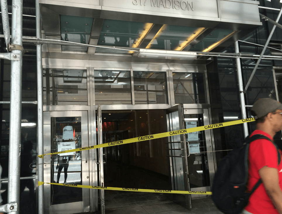 Ceiling collapse near Grand Central, two construction workers injured: FDNY