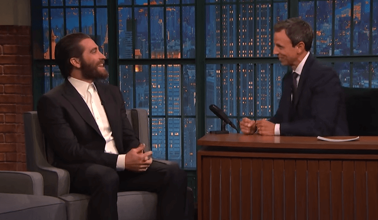 Jake Gyllenhaal clears the record: He never made out with Seth Meyers’ wife