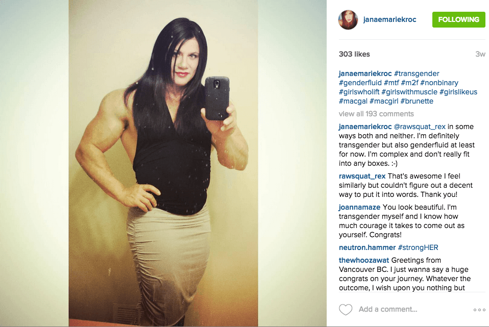 Champion bodybuilder comes out as transgender