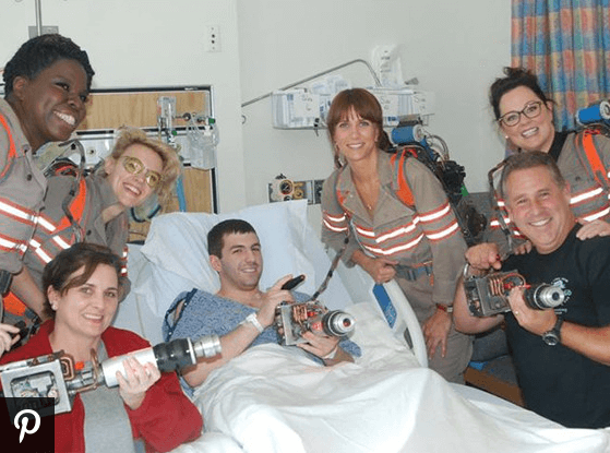 Ghostbusters cast surprises patients at Boston hospital