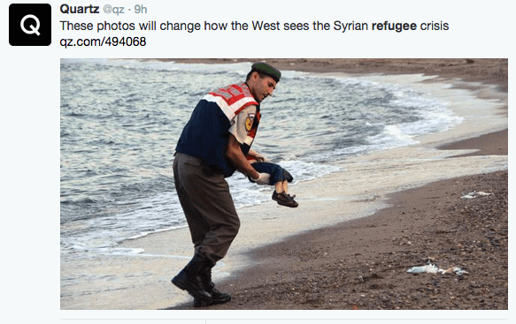 Photo of drowned Syrian infant refugee shocks internet