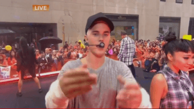 VIDEO: Bieber throws fit on Today Show stage