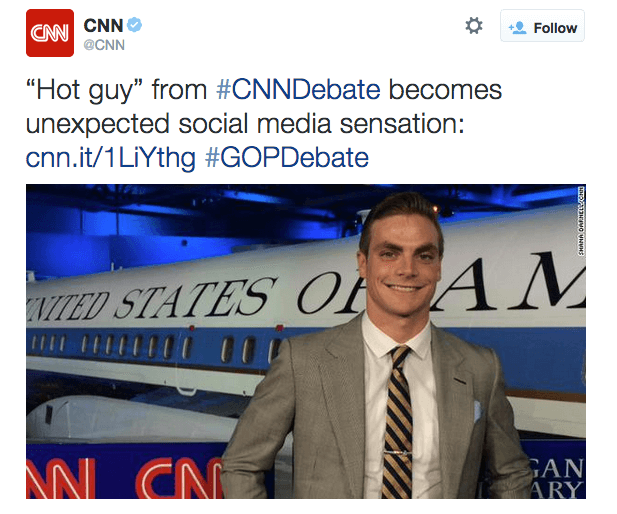 Who was #HotDebateGuy? Mystery solved
