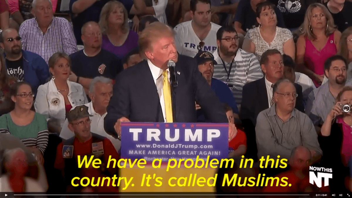 VIDEO: Trump asked when he’ll ‘get rid’ of Muslims in the US