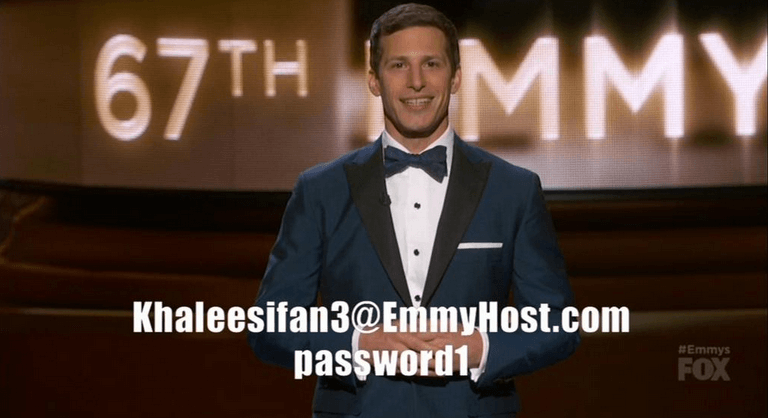 Andy Samberg’s HBO Now login totally worked