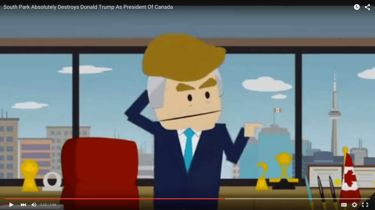 Donald Trump character beaten and raped in South Park episode