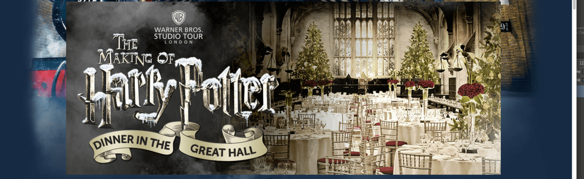 Christmas dinner at Hogwarts is sold out; all your dreams are dead