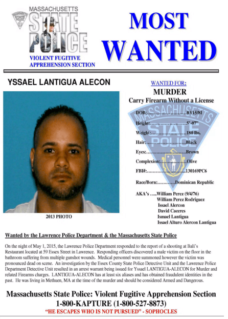 Methuen man added to Mass. Most Wanted list for Lawrence murder